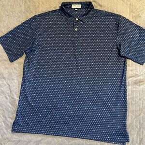 Peter Millar all over skull print‎ polo shirt kids XL pre-owned condition
